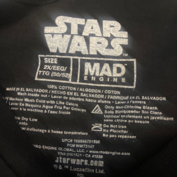 Star Wars Luke Battles Darth Vader Retro Comic Cover Adult T-Shirt Men NEW w/Tag - Picture 6 of 8